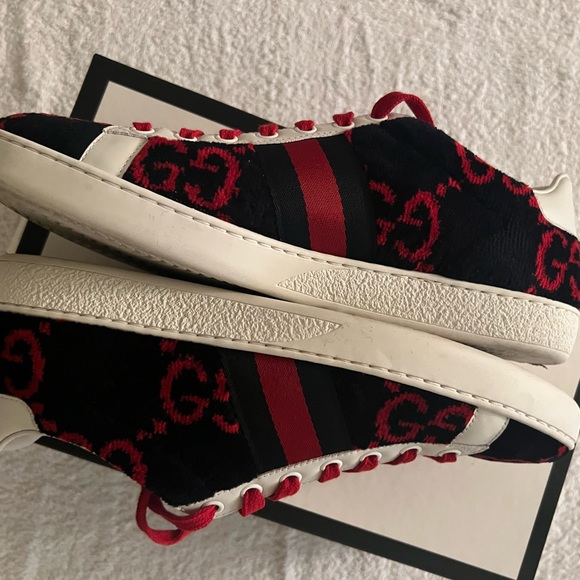 GUCCI VELVET GG SPONGE SIZE G 39 / US 9 WOMEN’S… EXCELLENT CONDITION. - Picture 6 of 15